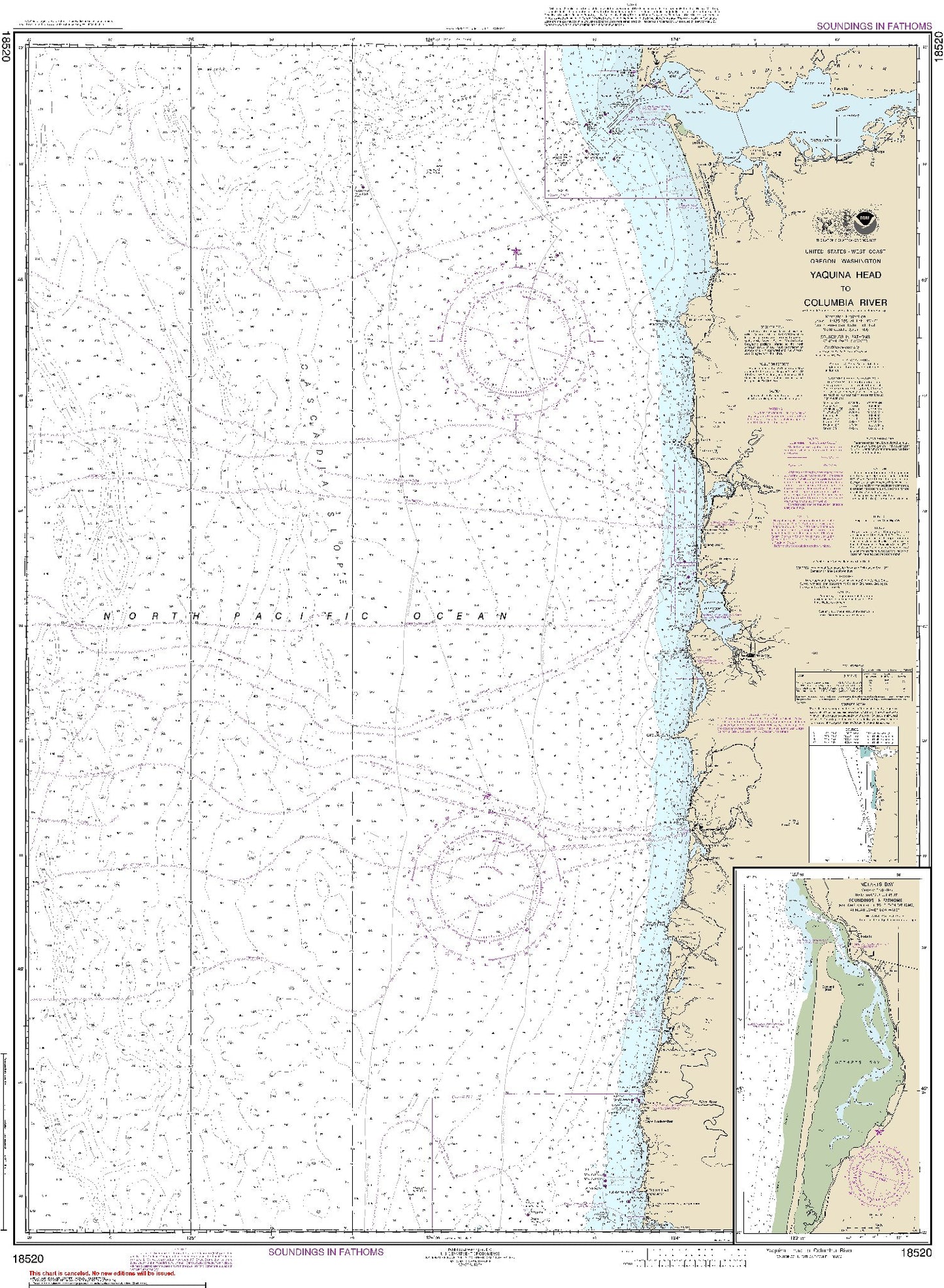 Yaquina Head to Columbia River (18520) by NOAA