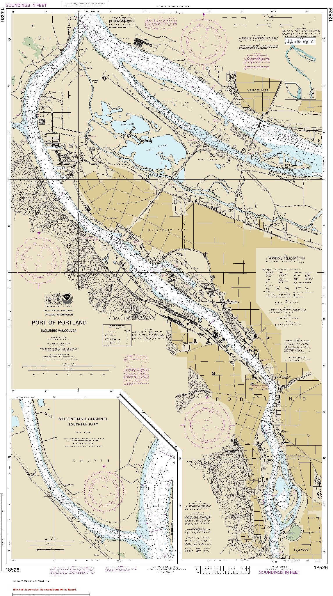Port of Portland Including Vancouver (18526) by NOAA