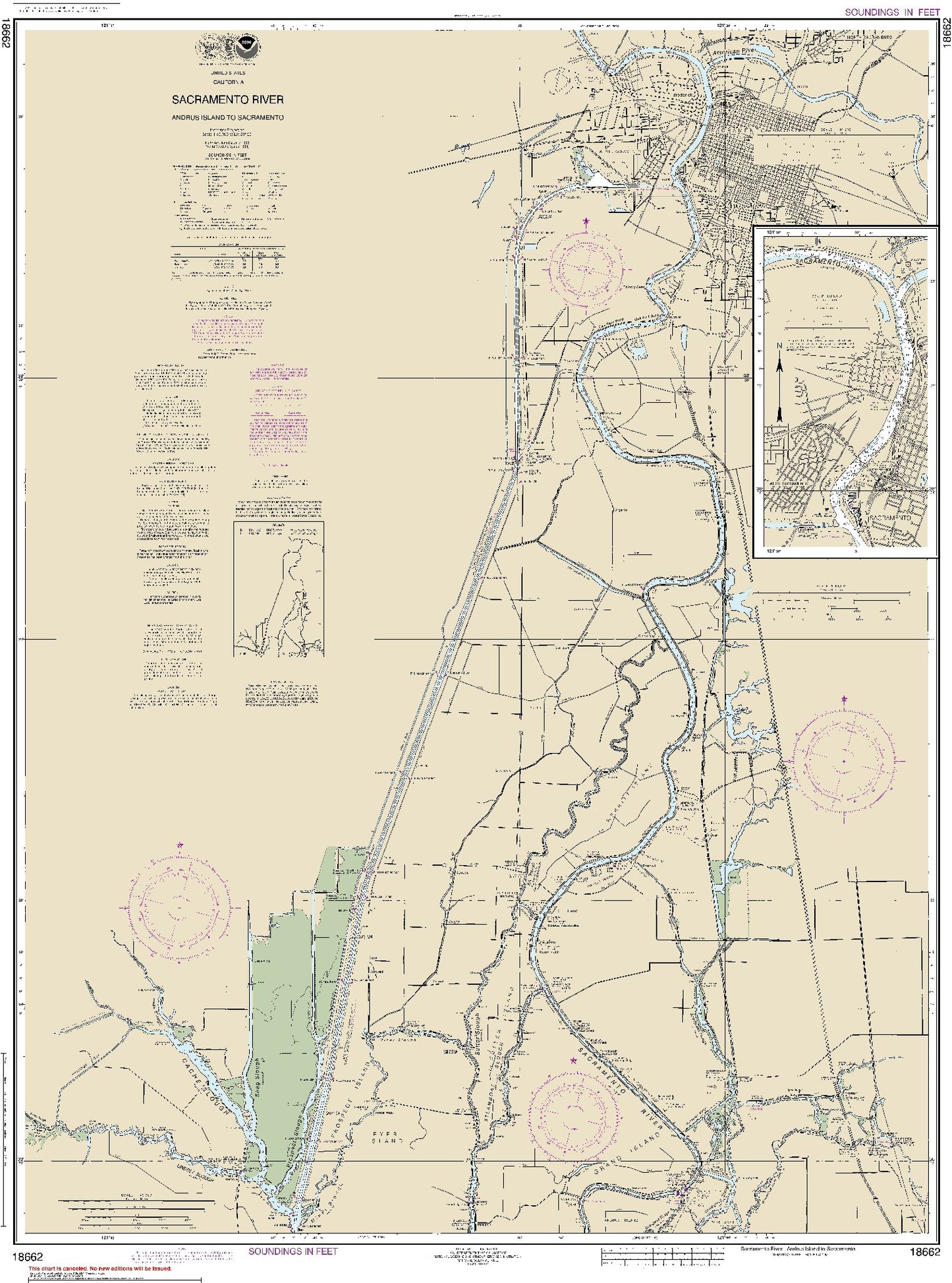 Sacramento River - Andrus Island to Sacramento; Side A (18662) by NOAA