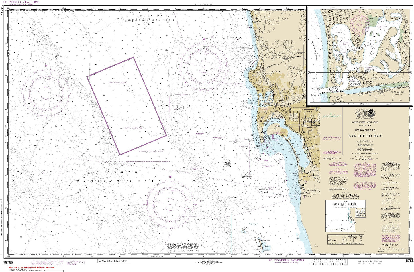 Approaches to San Diego Bay (18765) by NOAA