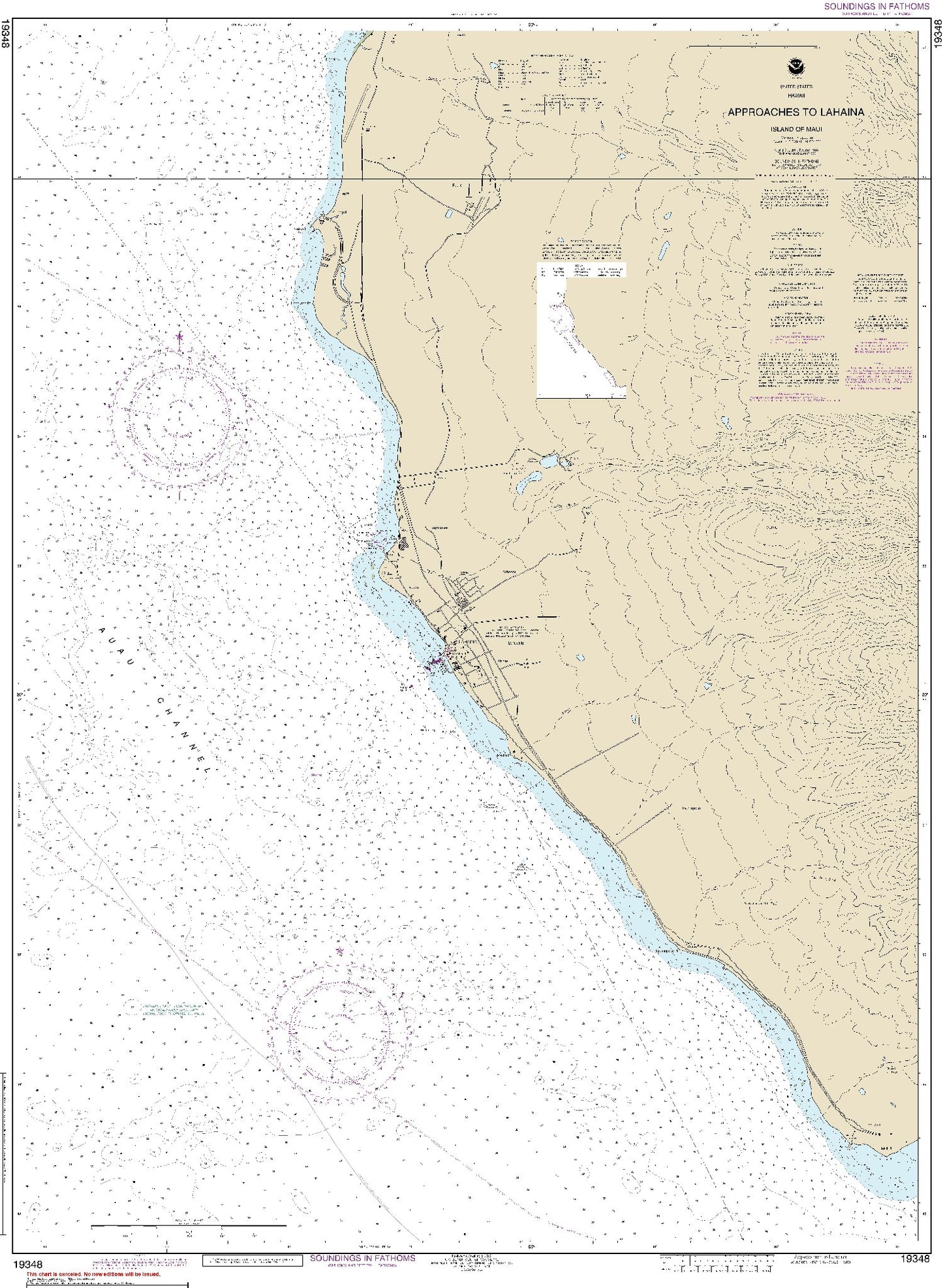 Approaches to Lahaina (19348) by NOAA