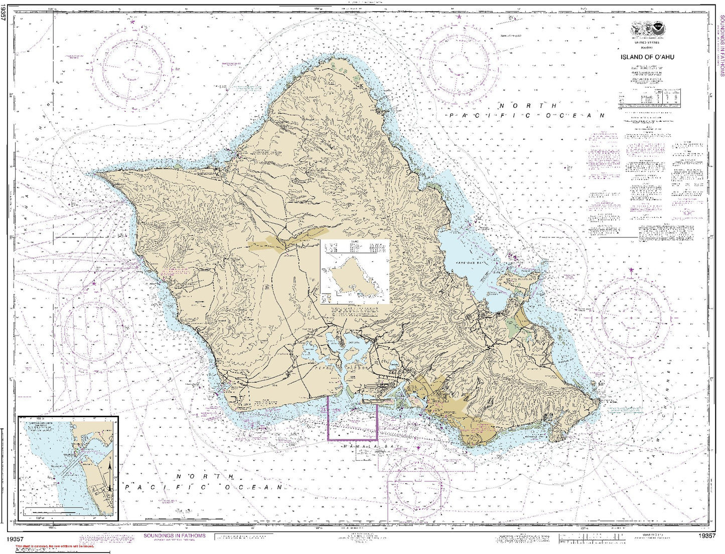 Island of O'Ahu (19357) by NOAA