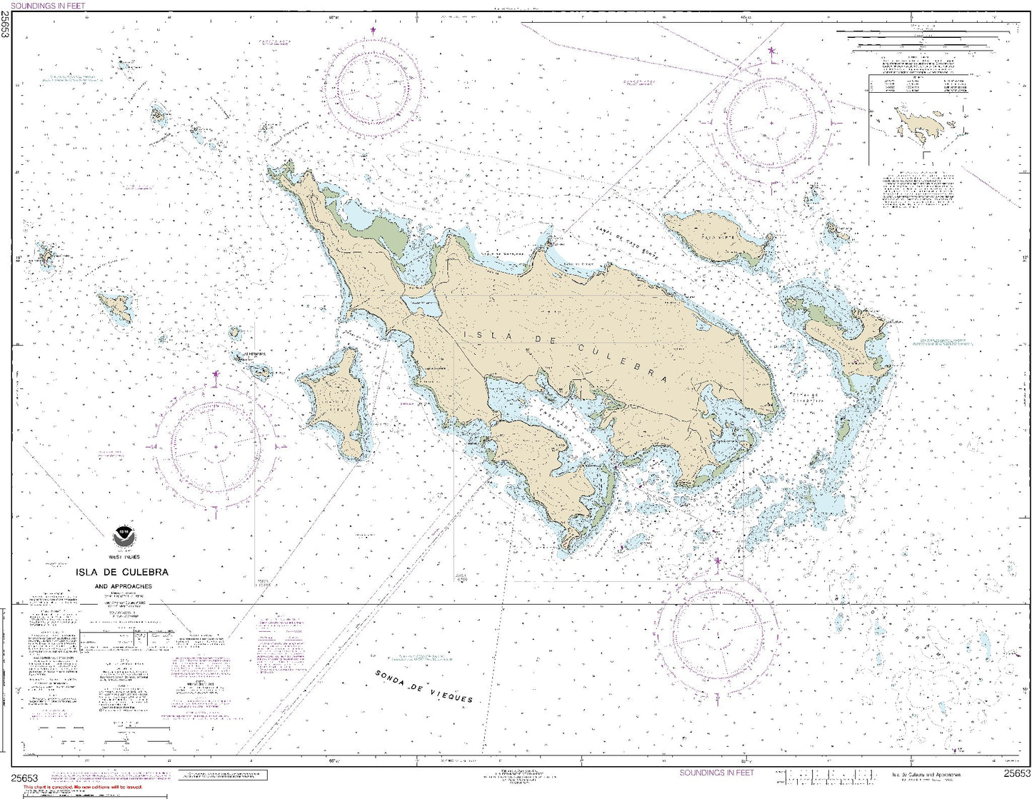 Isla De Culebra and Approaches (25653) by NOAA