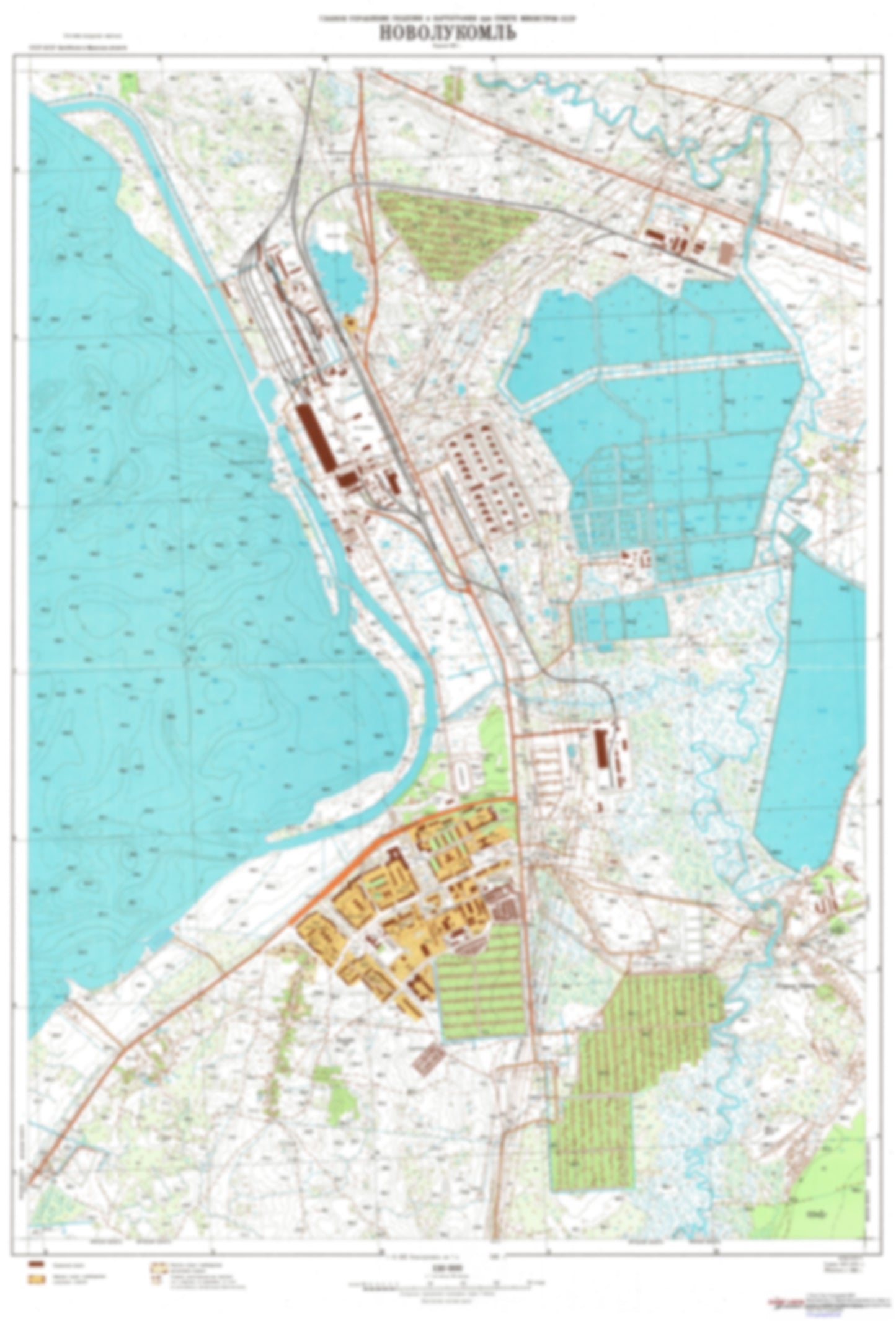 Novalukomi (Belarus) - Soviet Military City Plans