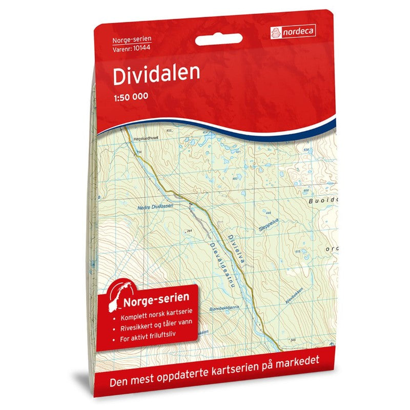 Dividalen 1:50,000 Hiking Map, #10144