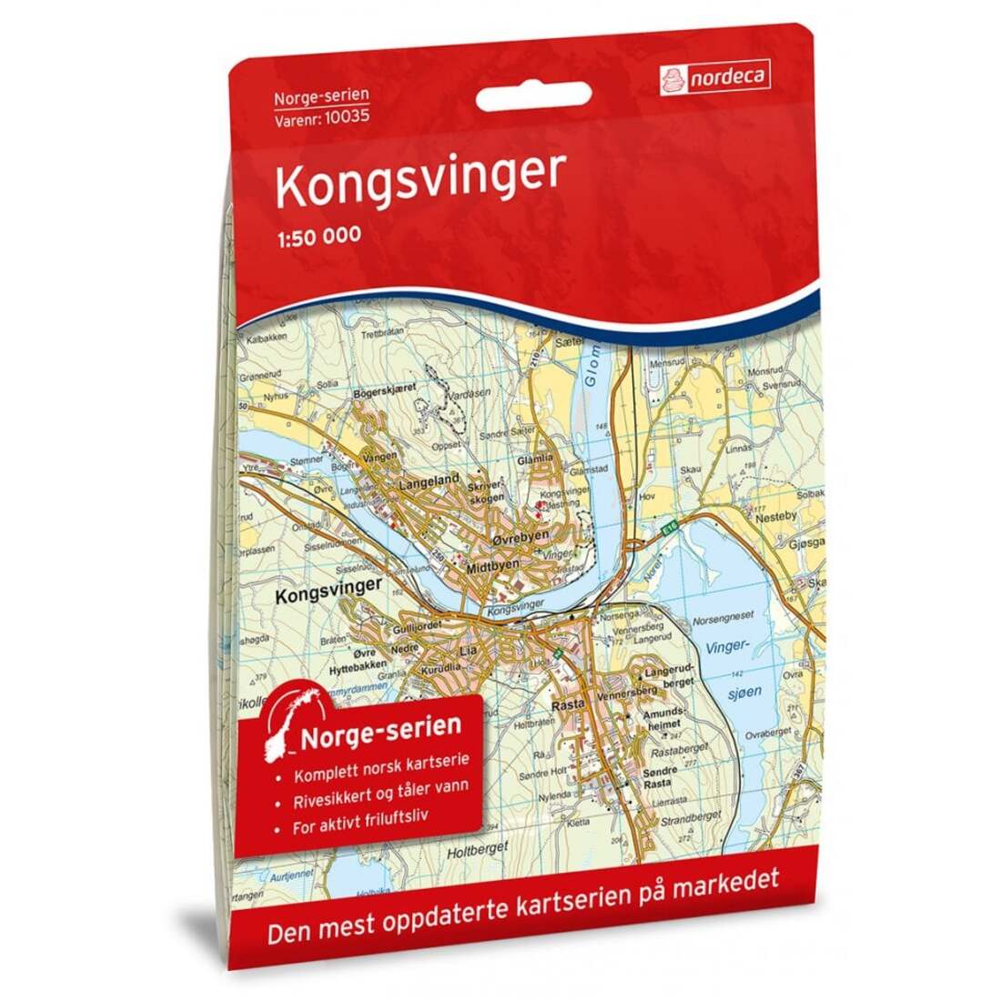 Kongsvinger Hiking Map, #10035