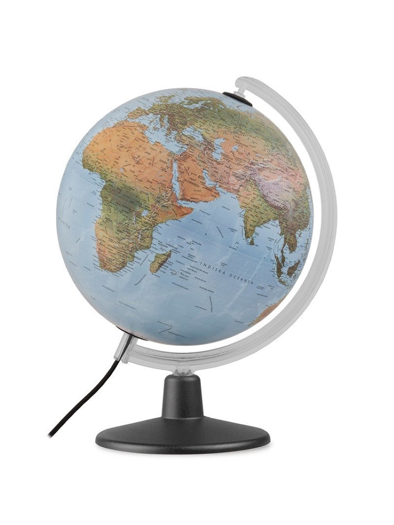 Globe Lamp, 30 cm - Jordglob Elite Ø30cm 1/2 mer/plast, plastfot