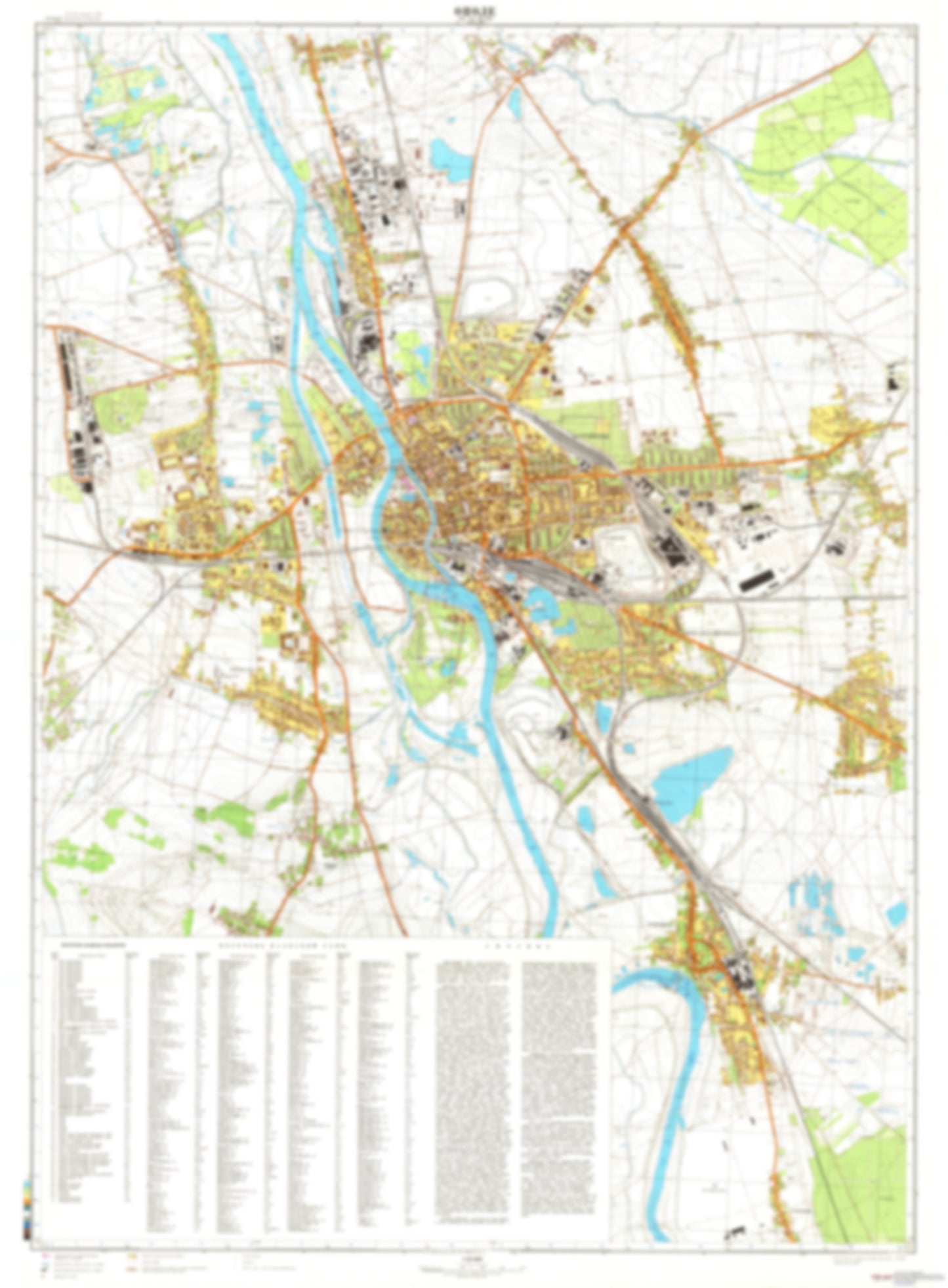 Opole (Poland) - Soviet Military City Plans