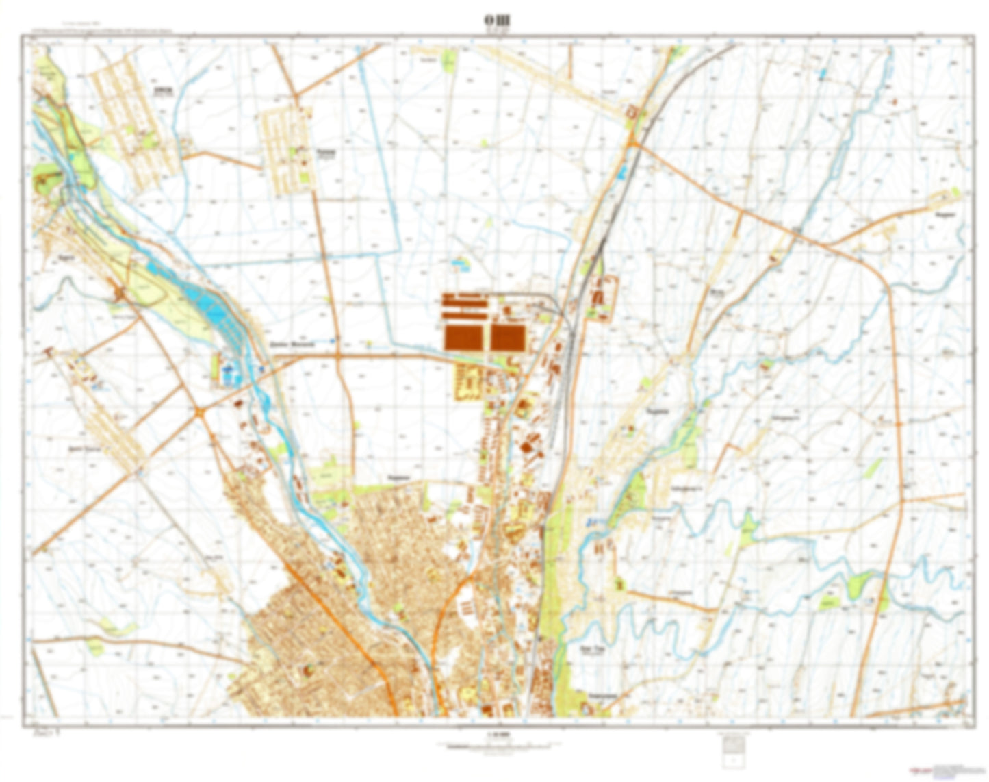 Osh1 (Kyrgyzstan) - Soviet Military City Plans