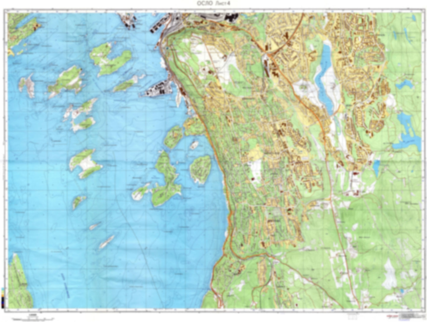 Oslo 4 (Norway) - Soviet Military City Plans