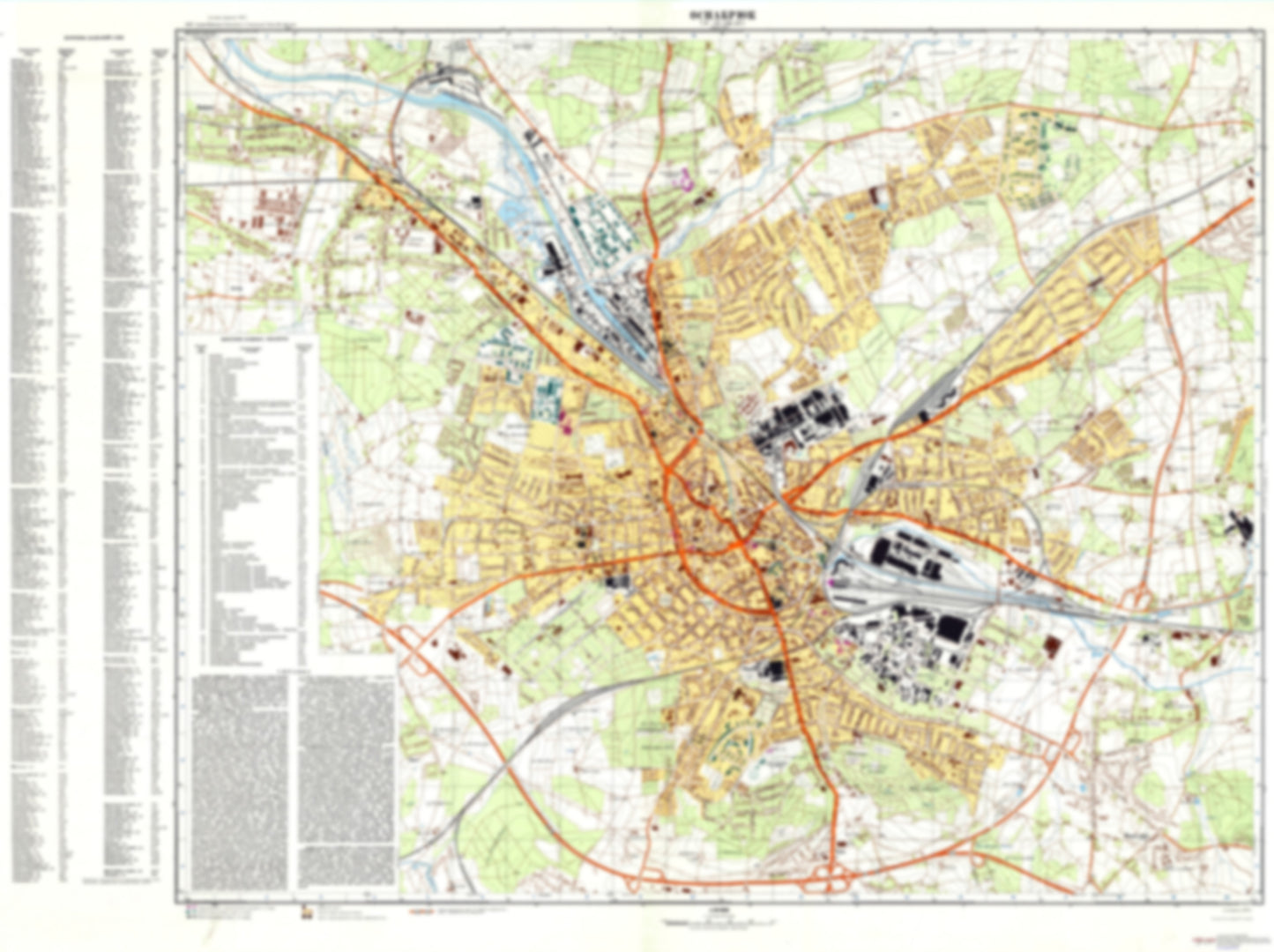 Osnabruck (Germany) - Soviet Military City Plans