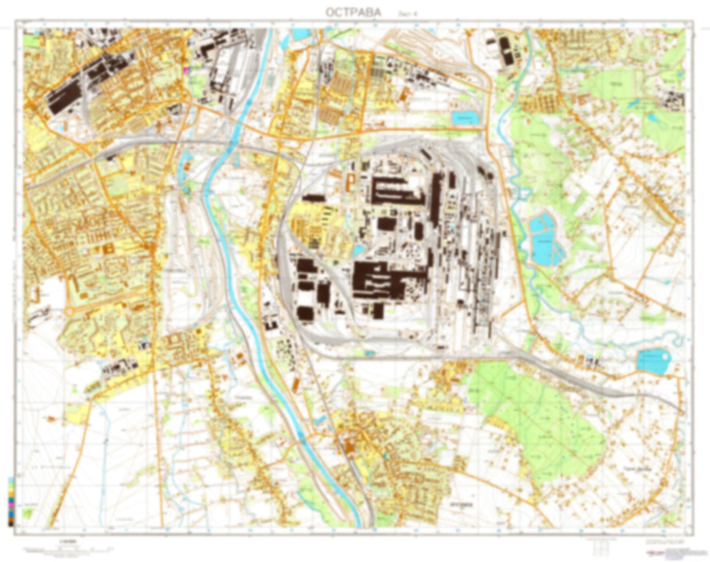 Ostrava 4 (Czechia) - Soviet Military City Plans