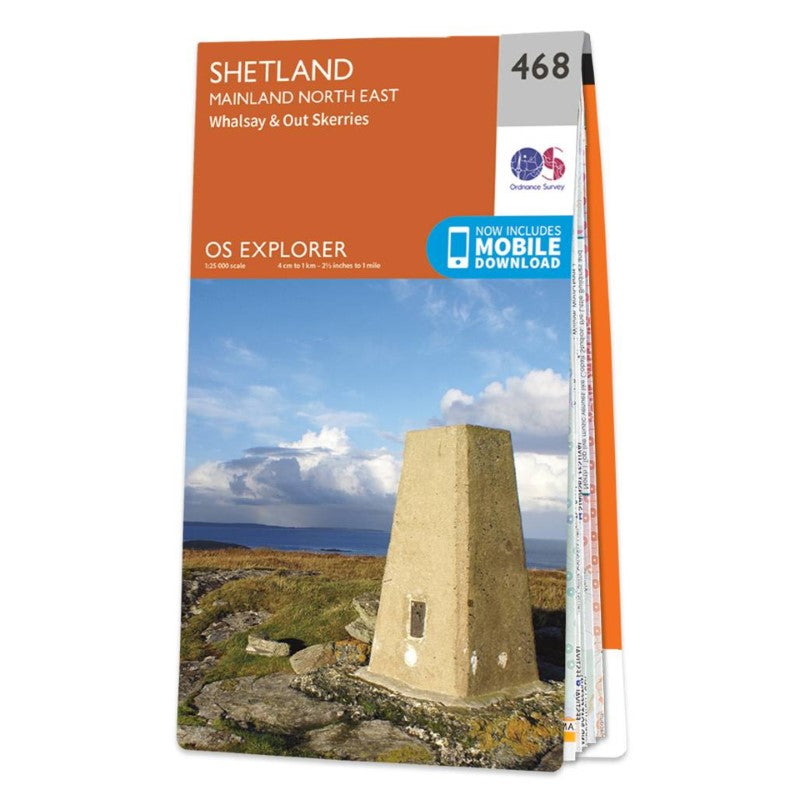 Shetland: Mainland North East OS Explorer Map