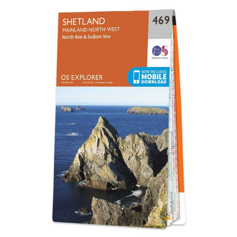 Shetland: Mainland North West OS Explorer Map