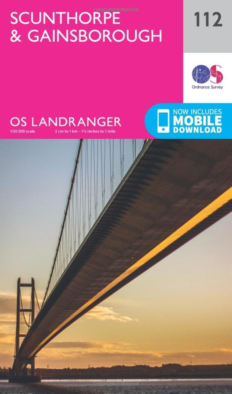 Scunthorpe & Gainsborough Landranger Map