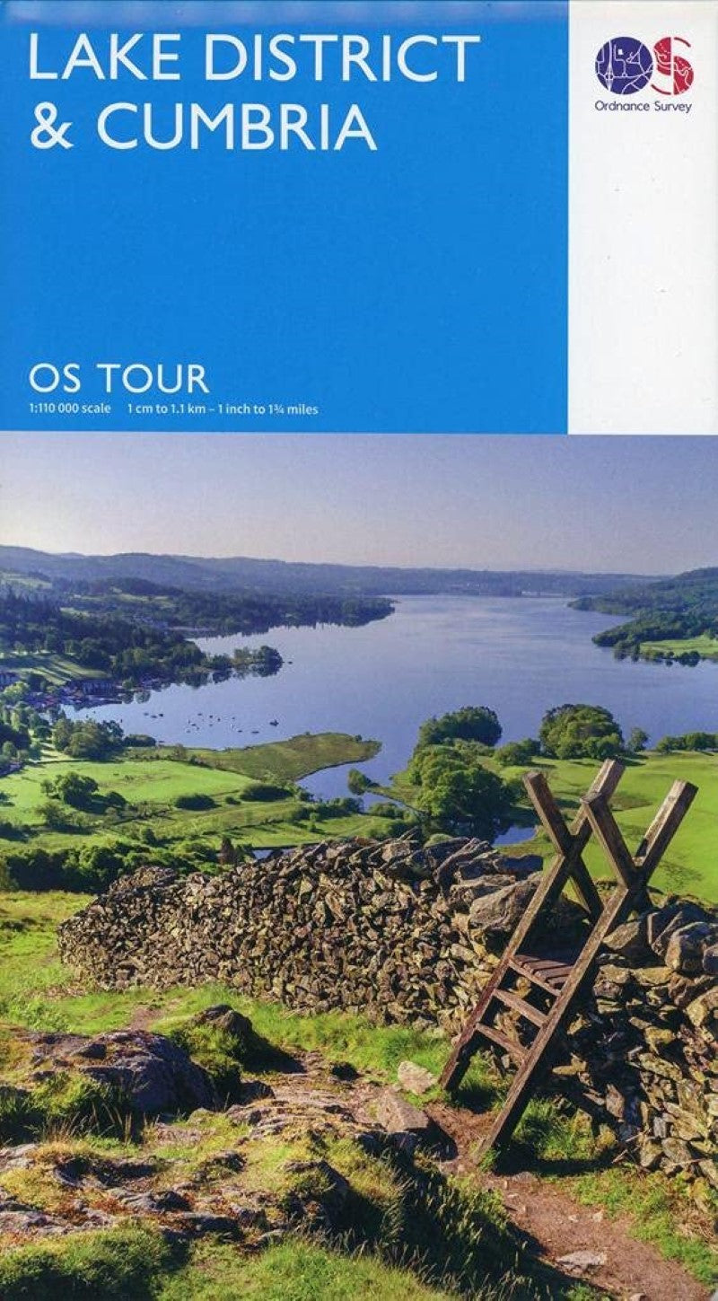 Lake District Tour Map 3 Cumbria