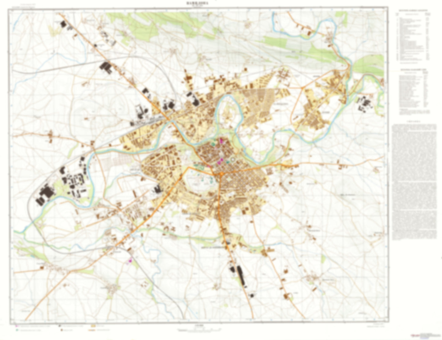 Pamplona (Spain) - Soviet Military City Plans