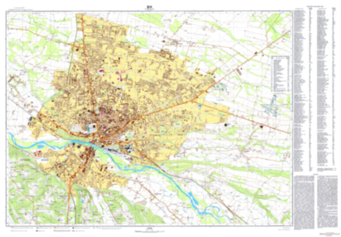 Pau (France) - Soviet Military City Plans