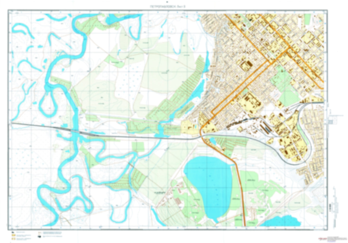 Petropavlovsk 3 (Kazakhstan) - Soviet Military City Plans