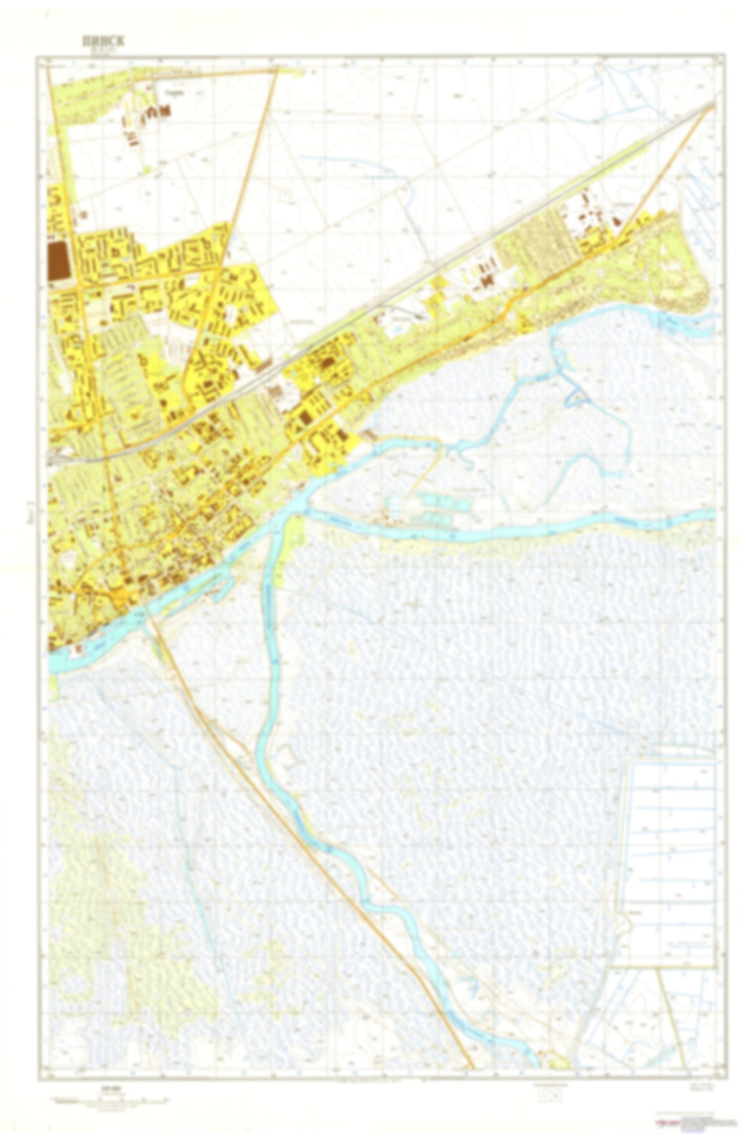 Pinsk 2 (Belarus) - Soviet Military City Plans