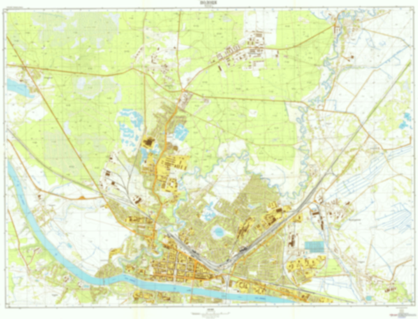 Polotsk 1 (Belarus) - Soviet Military City Plans