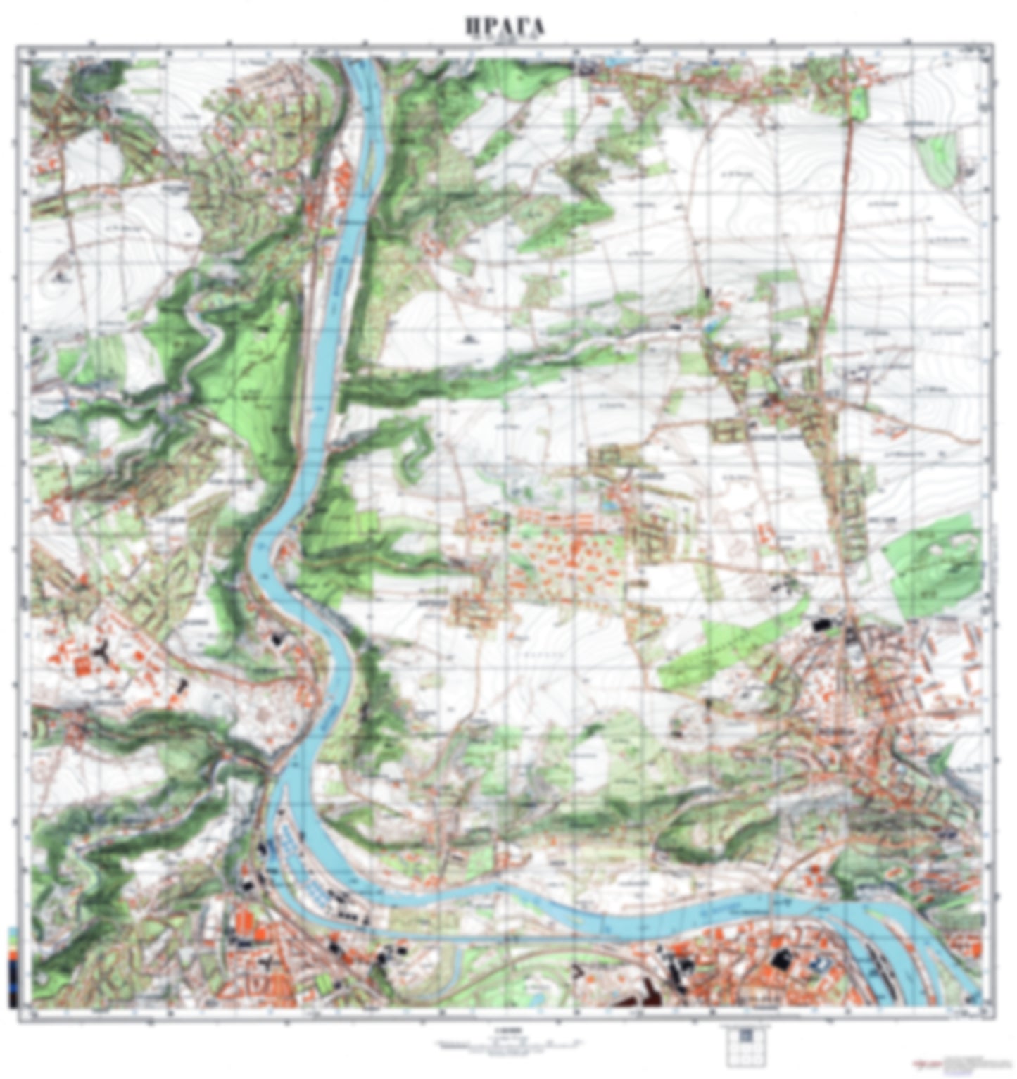 Prague 2 (Czechia) - Soviet Military City Plans