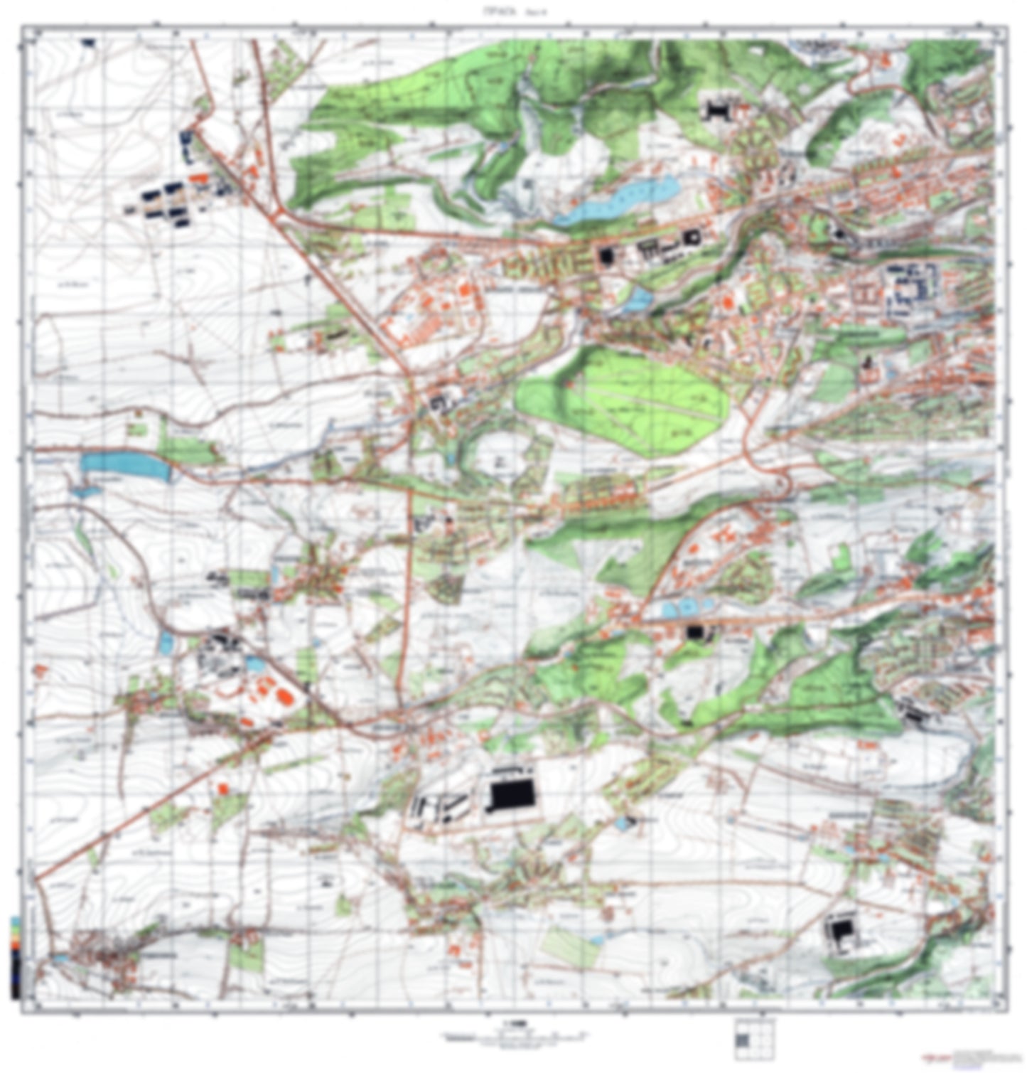 Prague 4 (Czechia) - Soviet Military City Plans