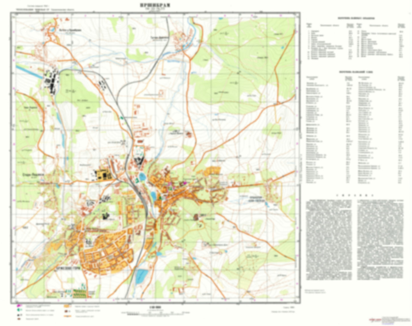 Pribram (Czechia) - Soviet Military City Plans