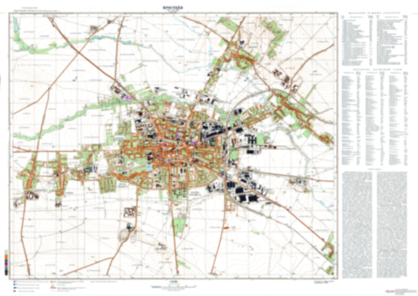 Prostejov (Czechia) - Soviet Military City Plans