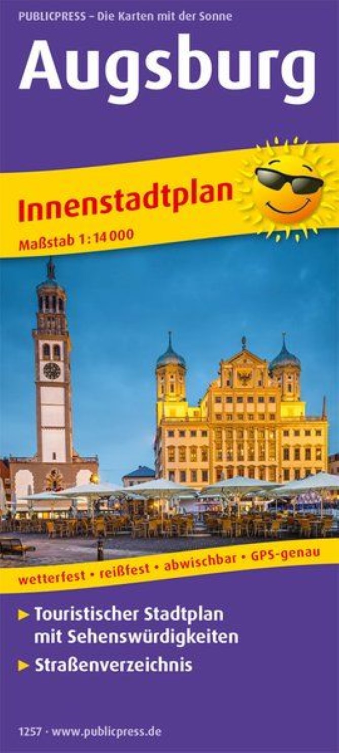 Augsburg City Center Map