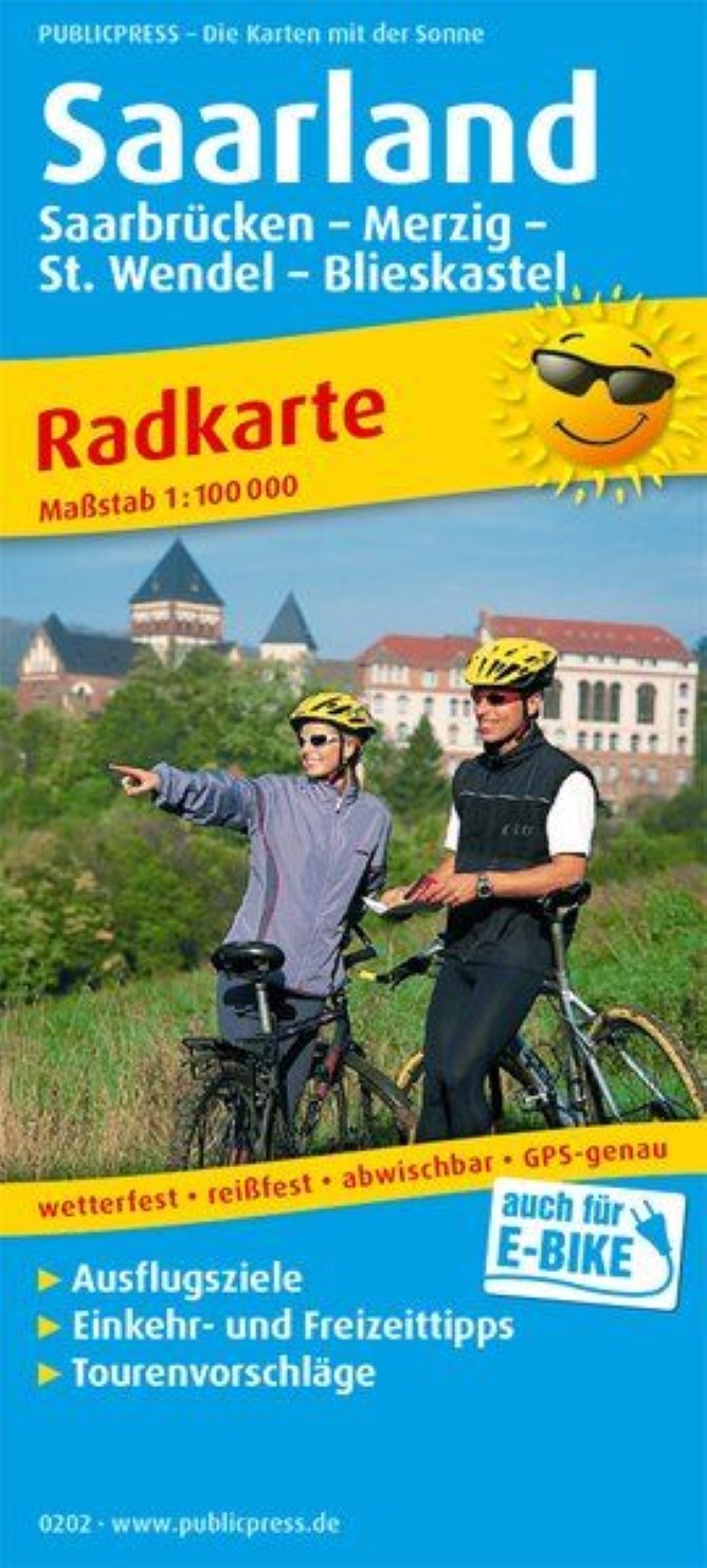 Saarland Cycling Map