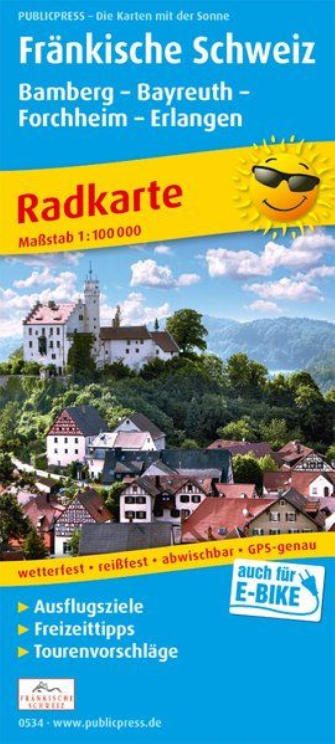 Fränkische Schweiz, Bamberg - Bayreuth, Forchheim - Erlangen = Franconian Switzerland, Bamberg - Bayreuth, Forchheim - Erlangen