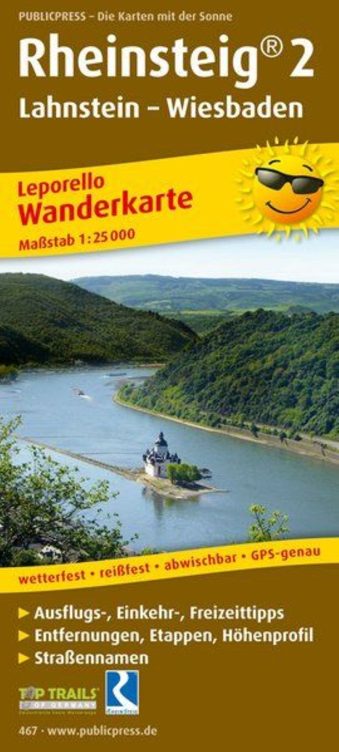 Rheinsteig® 2, Lahnstein - Wiesbaden = Rheinsteig® 2, Lahnstein - Wiesbaden
