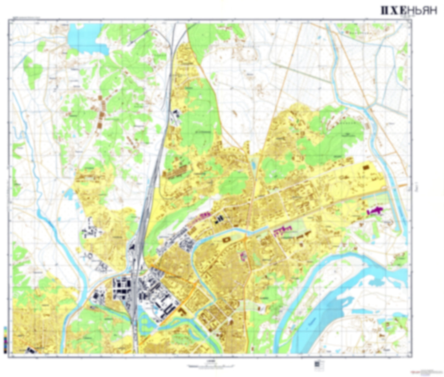 Pyongyang 1 (North Korea) - Soviet Military City Plans