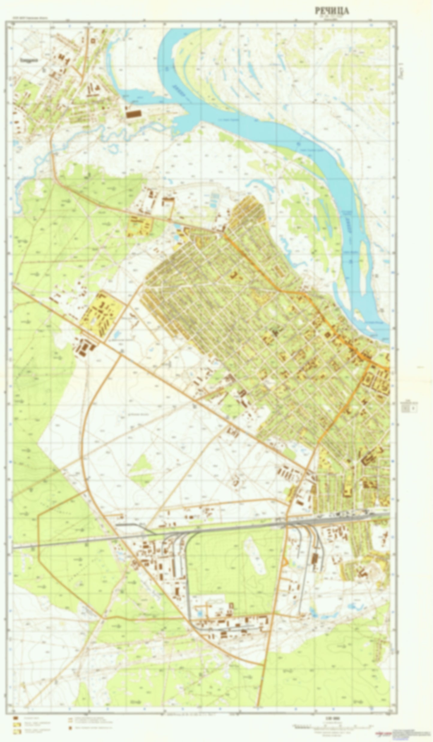 Rechitsa 1 (Belarus) - Soviet Military City Plans