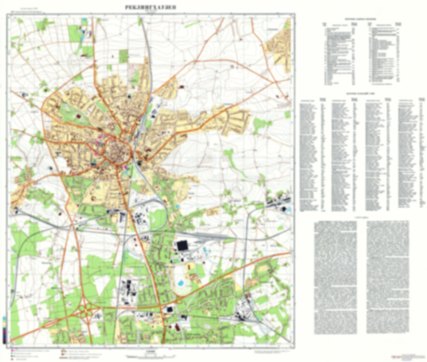 Recklinghausen (Germany) - Soviet Military City Plans