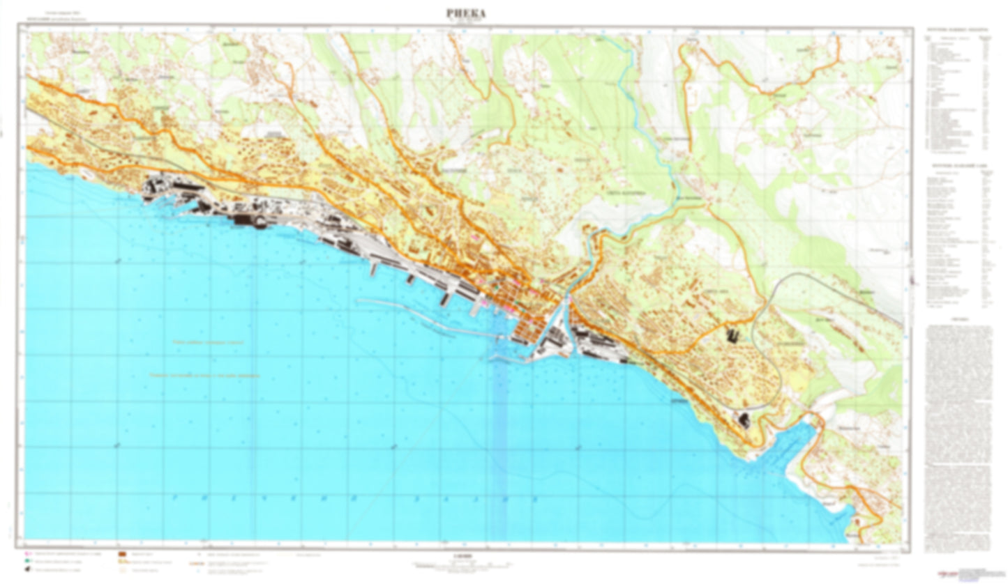 Rijeka (Croatia) - Soviet Military City Plans