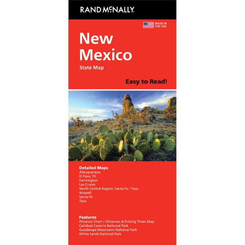 New Mexico : state map : easy to read!