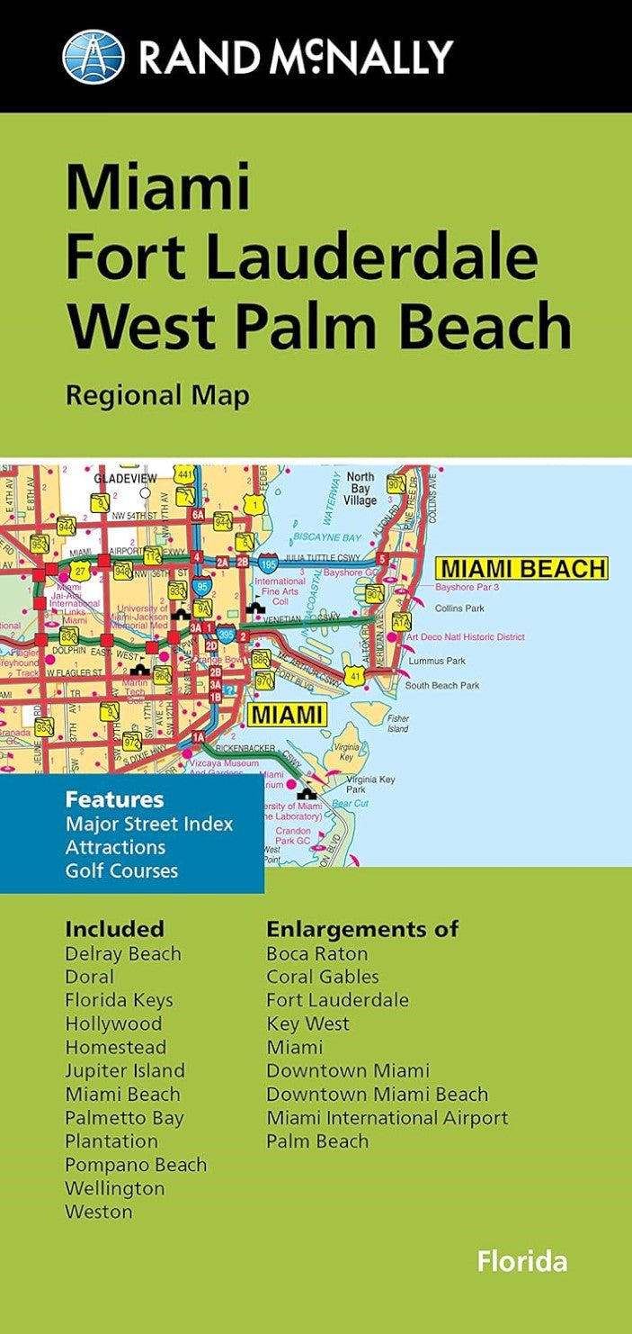 Miami : Ft Lauderdale : West Palm Beach : regional map
