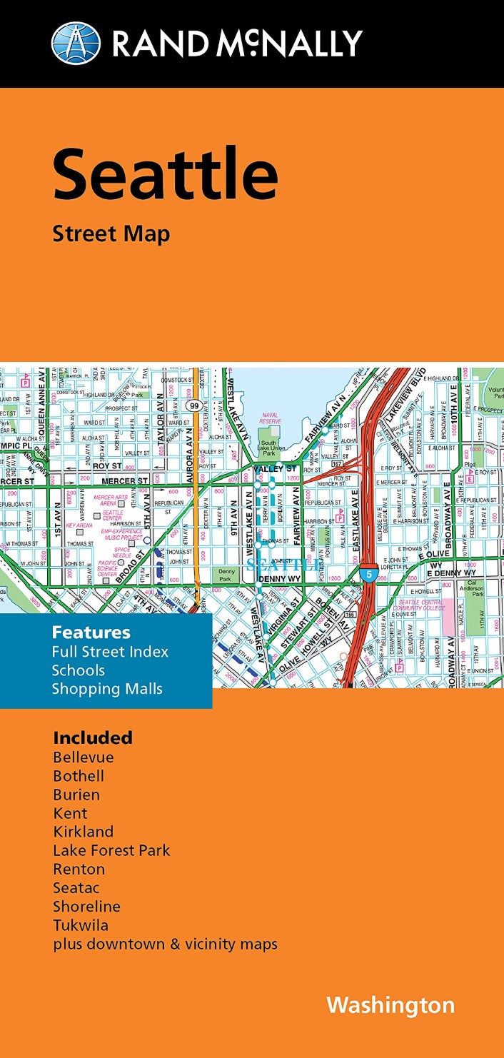 Seattle, Washington City Map