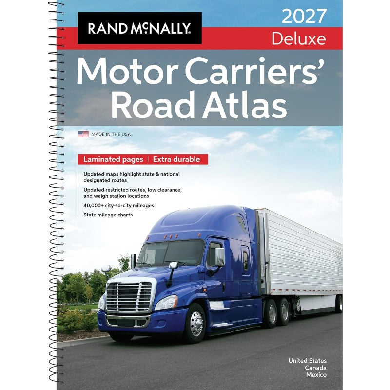 North America, 2027 Deluxe Motor Carriers' Road Atlas