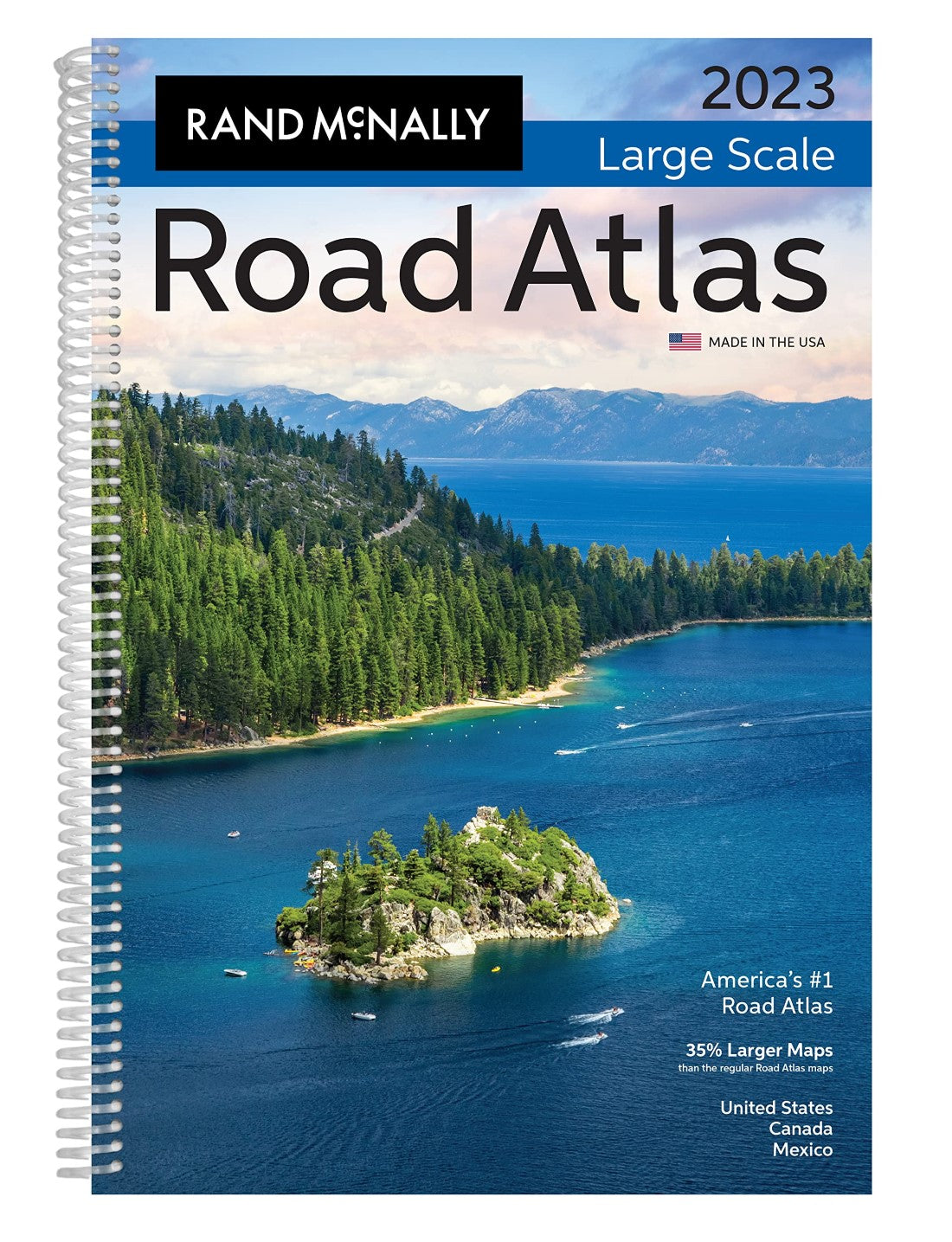 Rand McNally 2023 Large Scale Road Atlas (Can & Mex)