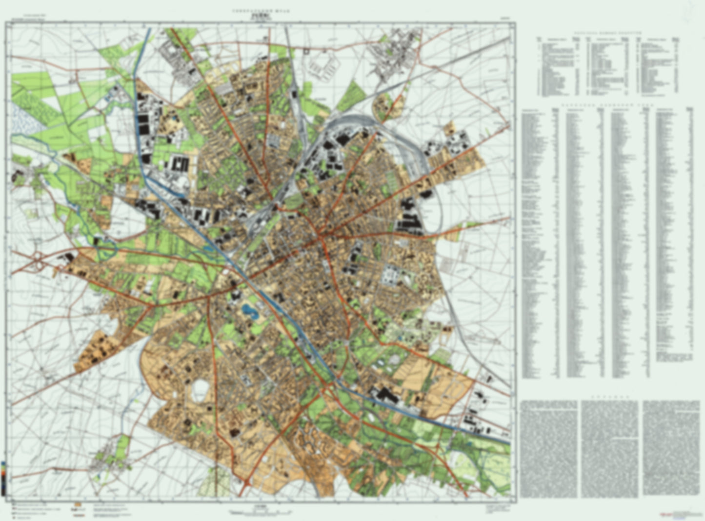 Reims (France) - Soviet Military City Plans