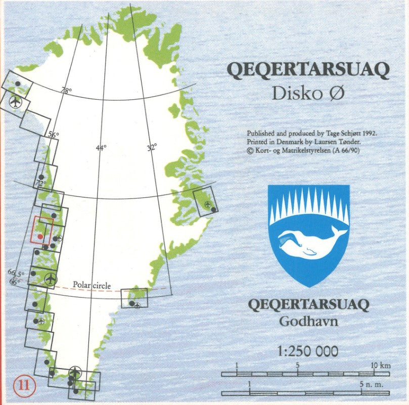 Qeqertarsuatsiaat-Ivittuut, 1:250.000, Green Series