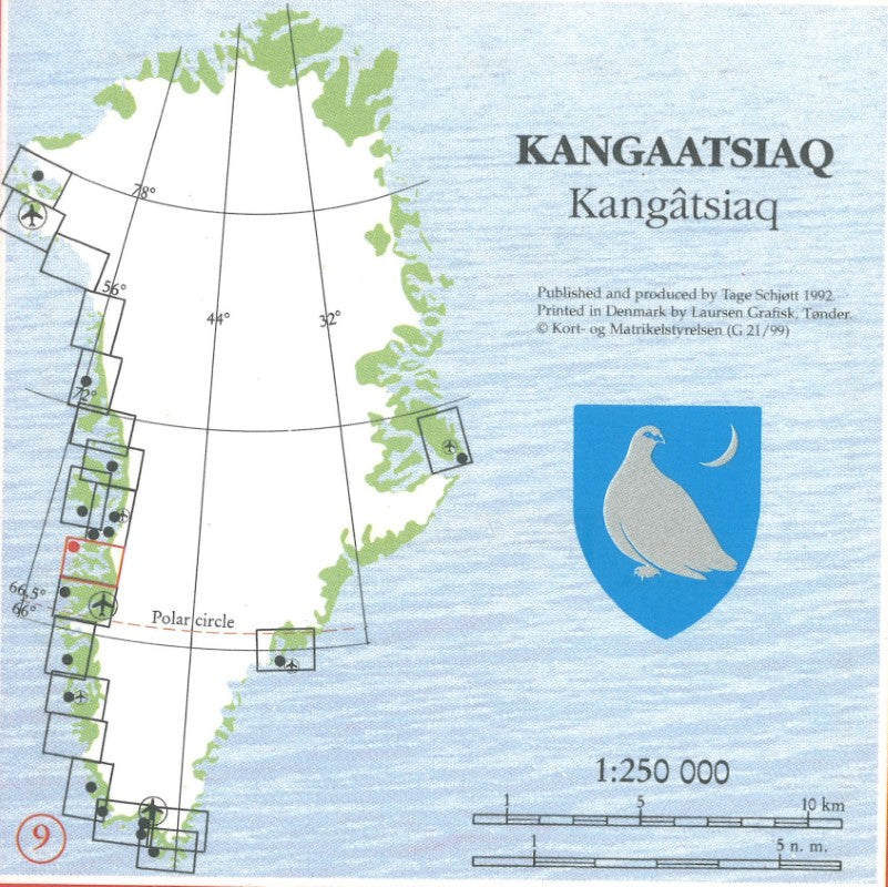 Kangaatsiaq hiking map