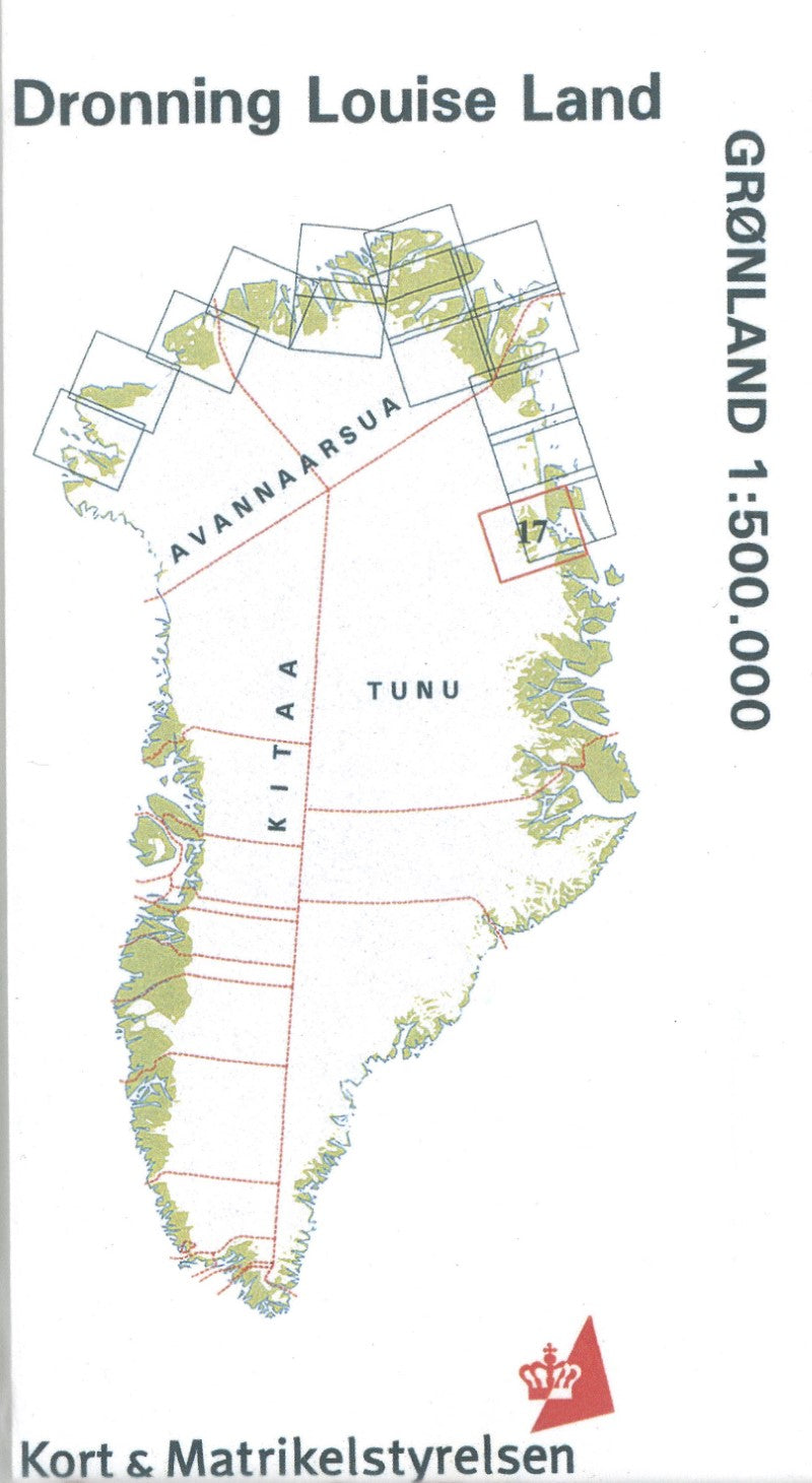 Dronning Louise Land Topographic Map