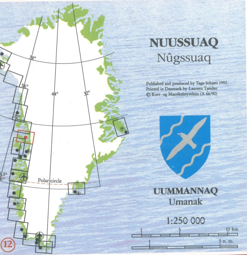 Nuussuaq, Red Series Topographic Map #12