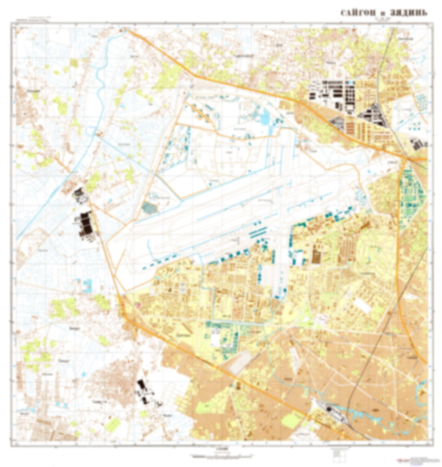 Ho Chi Minh / Saigon 1 (Vietnam) - Soviet Military City Plans