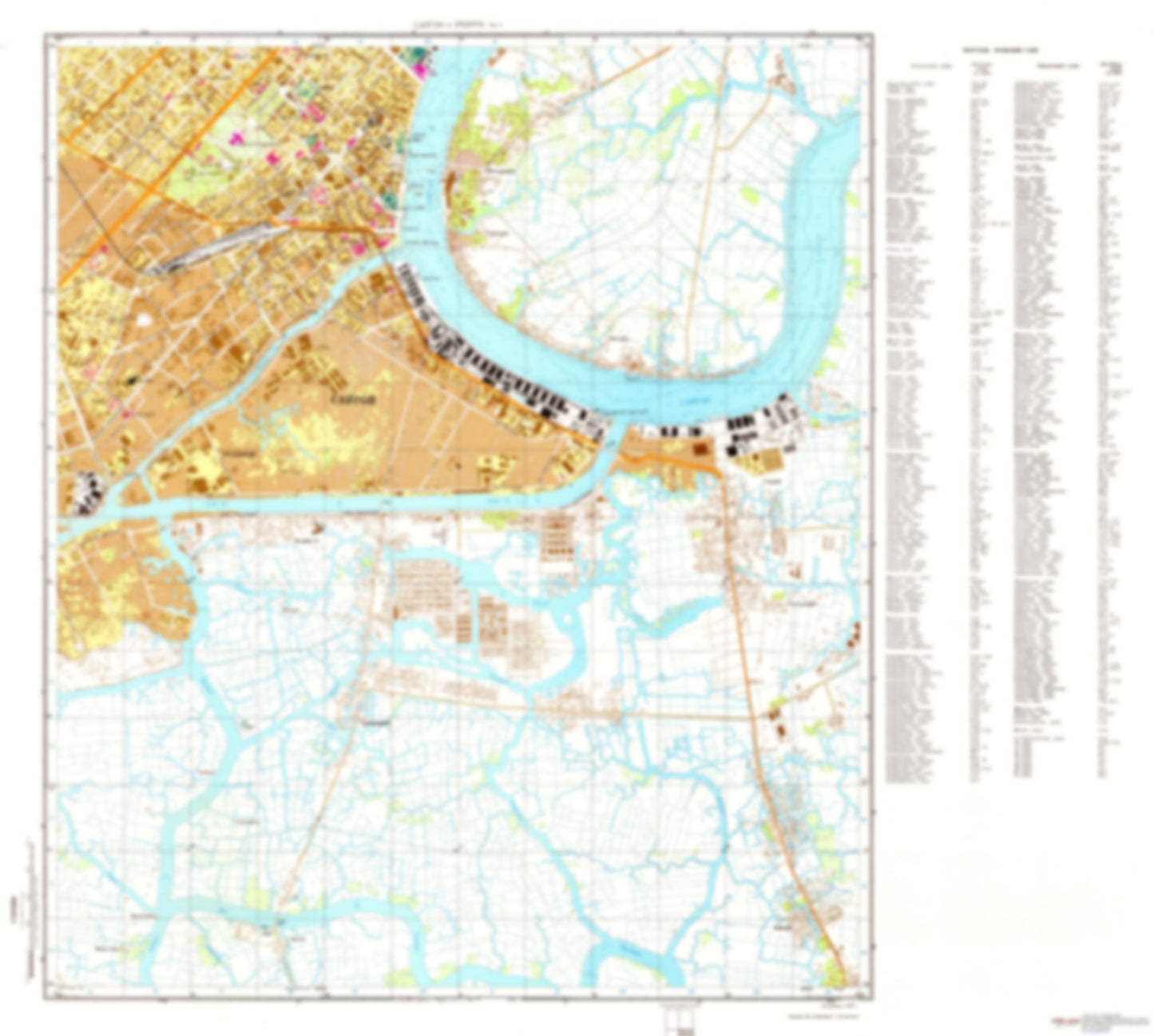 Ho Chi Minh / Saigon 4 (Vietnam) - Soviet Military City Plans