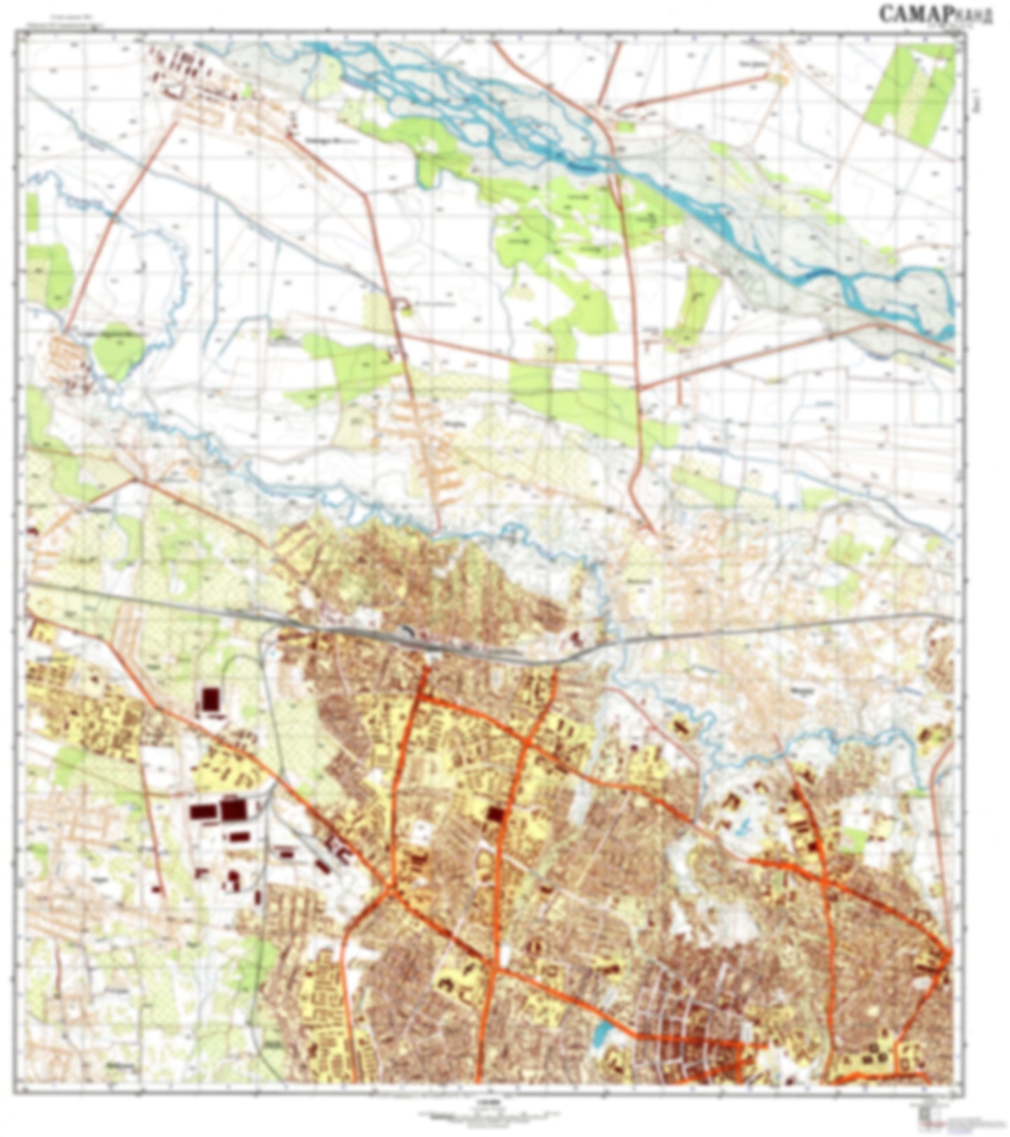 Samarkand 1 (Uzbekistan) - Soviet Military City Plans